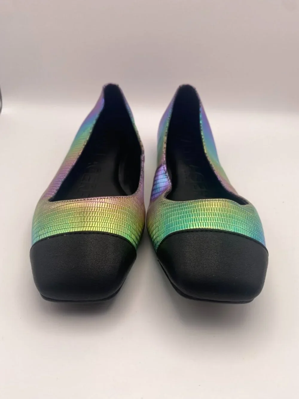 Karl Lagerfeld Womens Paris Zayna Flat Square Toe Sandal Sz 8